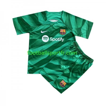 Tenue FC Barcelone Gardien Enfant Domicile 2023-2024 Maillot de Foot